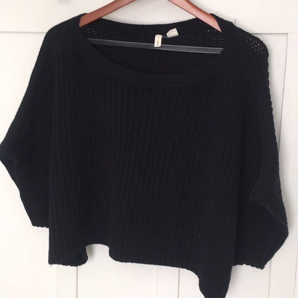 Anthropologie black sweater sz medium